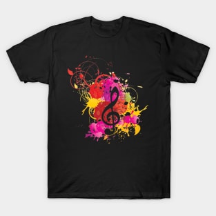 Musical Note Painting T-Shirt